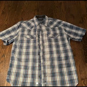 mens western button down shirt